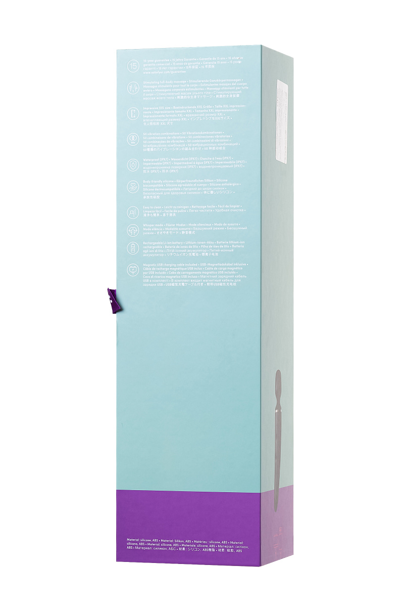 Нереалистичный вибратор Satisfyer Woman Wand, ABS пластик, черный, 34 см. в магазине ESEXTOYS