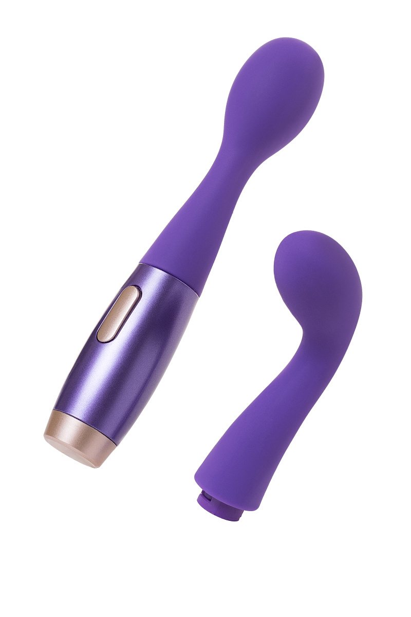 Нереалистичный вибратор Le Stelle PERKS SERIES EX-1, Силикон, Фиолетовый, 17 см в магазине ESEXTOYS