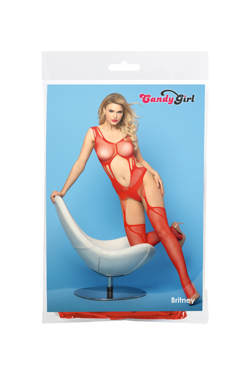 Костюм-сетка Candy Girl Britney красный, OS в магазине ESEXTOYS