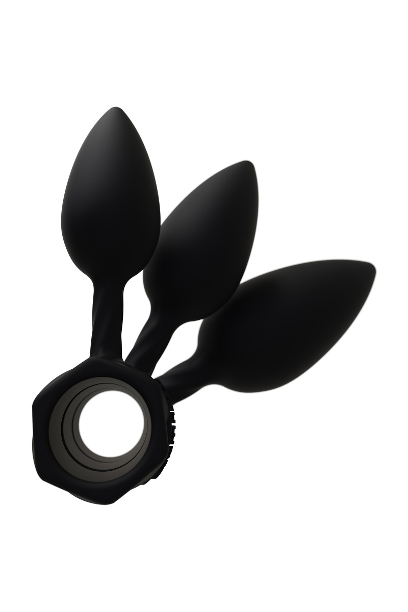 Набор анальных плагов Bathmate Anal Training Plugs, силикон, чёрный в магазине ESEXTOYS