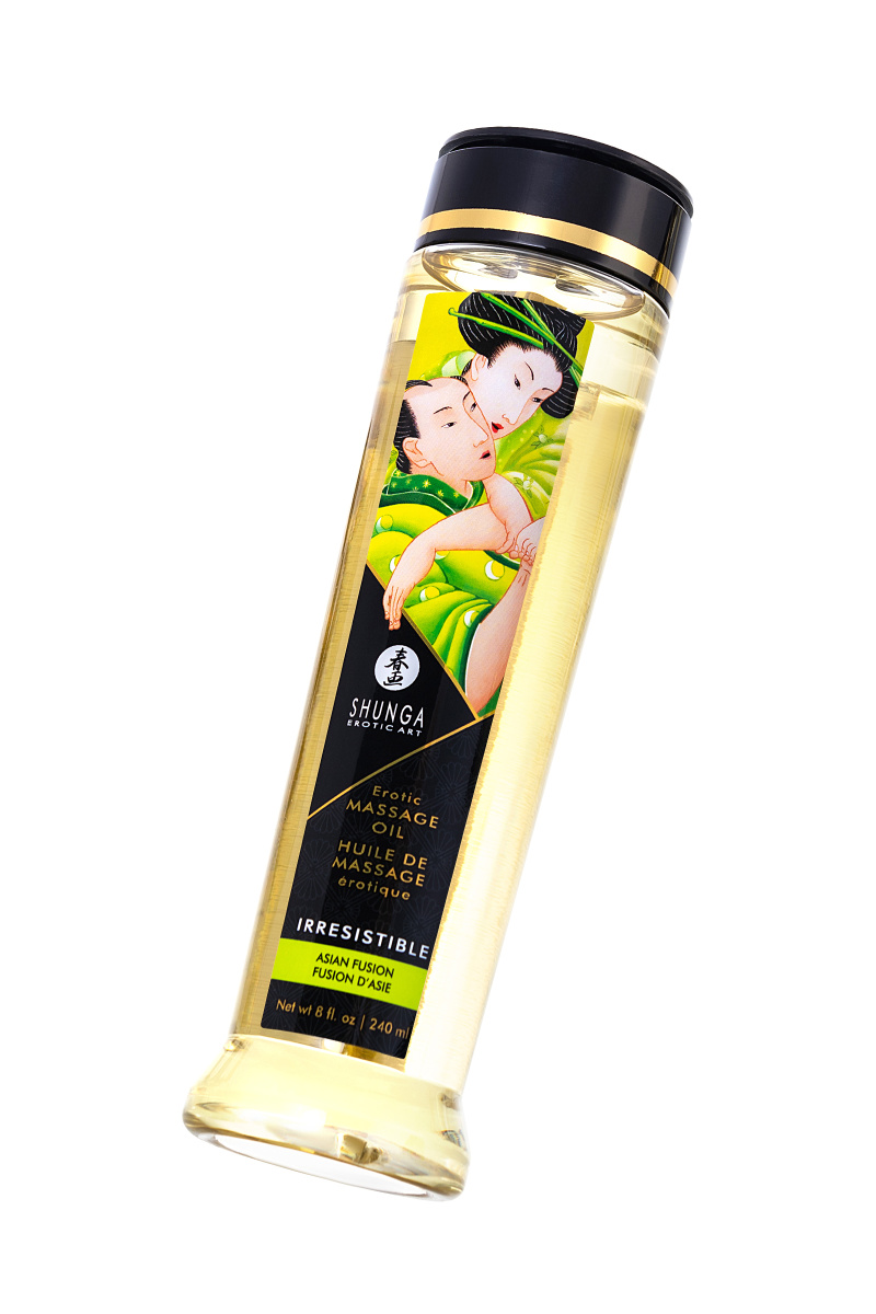 Масло для массажа Shunga Irresistible «Asian Fusion», возбуждающее, 240 мл в магазине ESEXTOYS