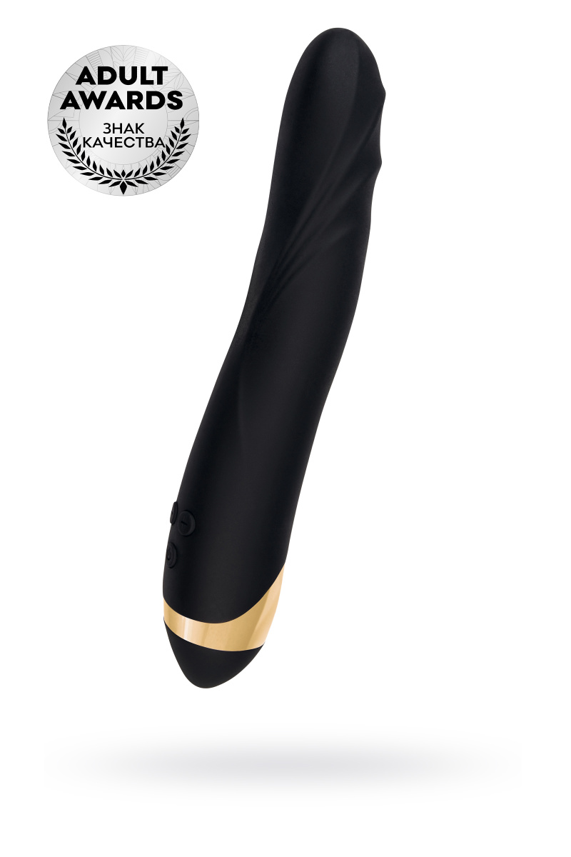 Нереалистичный вибратор WANAME D-SPLASH Storm, силикон, черный, 22,5 см в магазине ESEXTOYS