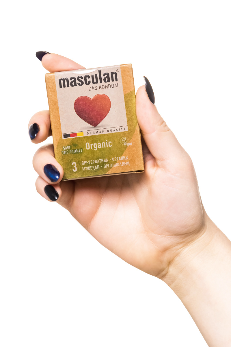 Презервативы masculan  ORGANIC № 3 утонченные, 18,5 см, 5.3 см, 3 шт. в магазине ESEXTOYS