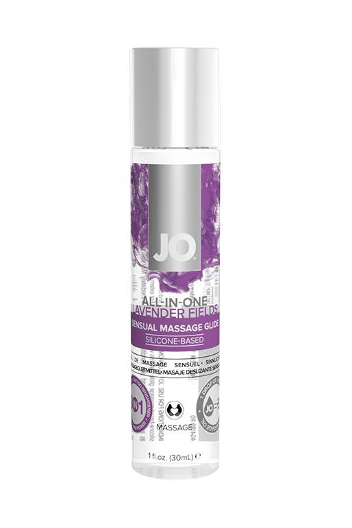 Массажный гель All-In-One Massage Glide Lavender с ароматом лаванды - 30 мл. в магазине ESEXTOYS
