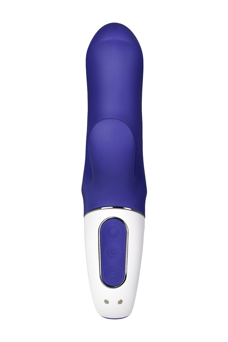 Нереалистичный вибратор Satisfyer Vibes Magic Bunny, силикон, фиолетовый, 17,7 см. в магазине ESEXTOYS