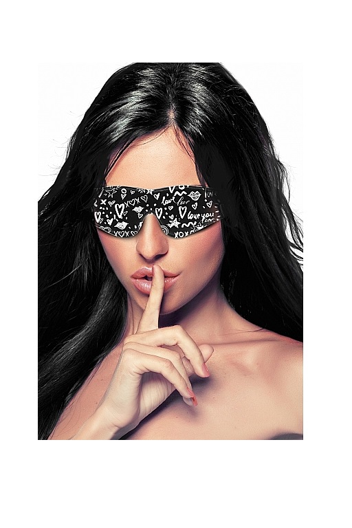Маска на глаза закрытого типа (повязка) Love Street Art Fasion в магазине ESEXTOYS