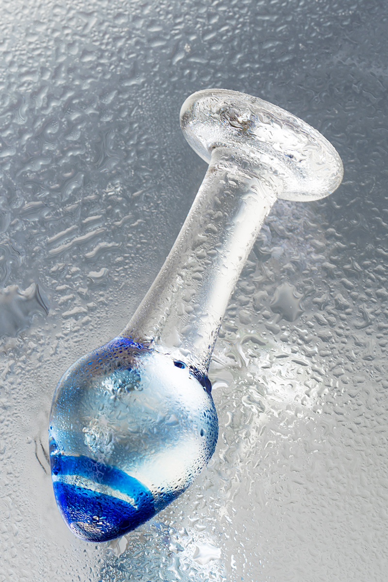 Анальная втулка Sexus Glass, стекло, прозрачная, 11,5 см, Ø 4 см в магазине ESEXTOYS