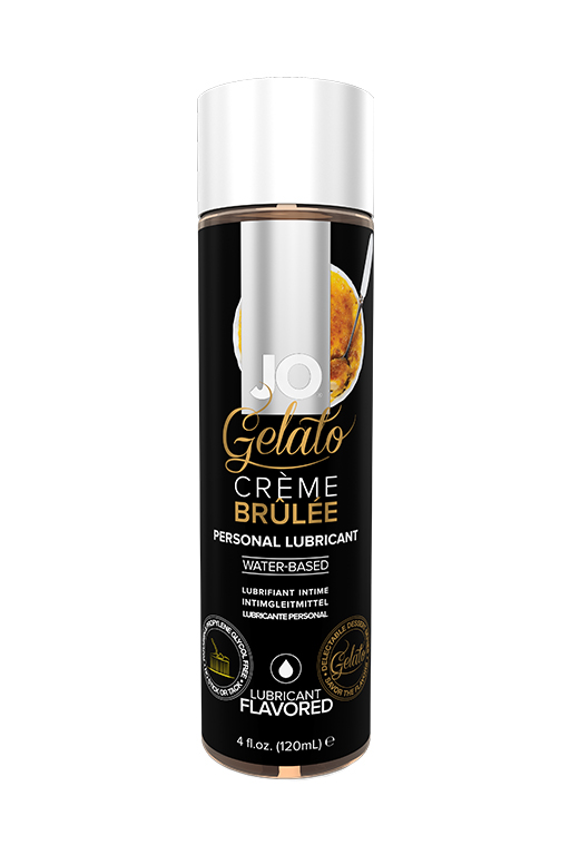 Вкусовой лубрикант "Крем-брюле" / Gelato Creme Brulee 4oz - 120 мл. в магазине ESEXTOYS