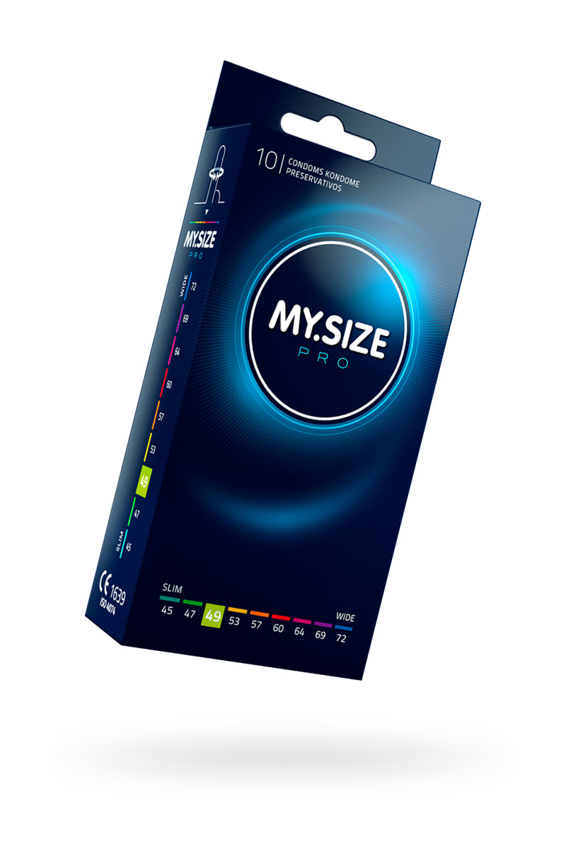 Презервативы My.Size, латекс, 16 см, 4,9 см, 10 шт. в магазине ESEXTOYS