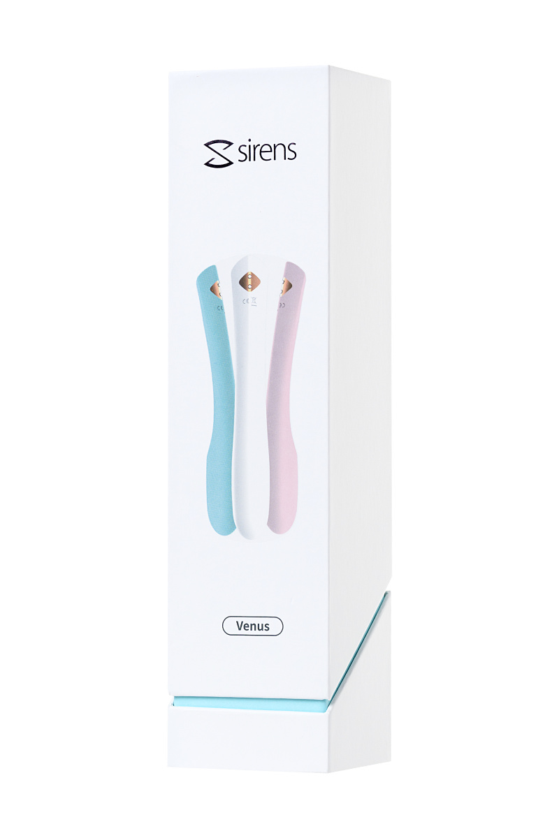 Вибратор, Sirens, Venus, силикон, голубой, 22 см в магазине ESEXTOYS
