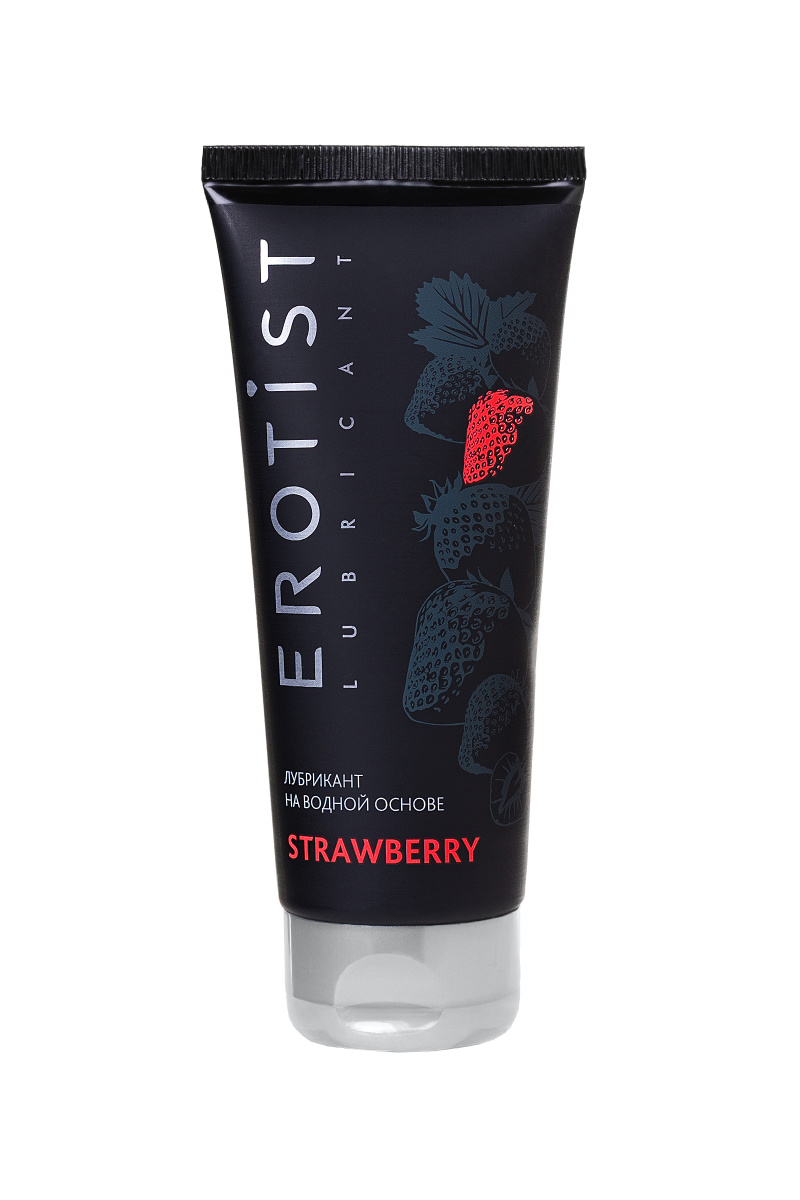 Лубрикант Erotist на водной основе STRAWBERRY, с ароматом клубники, 100 мл в магазине ESEXTOYS