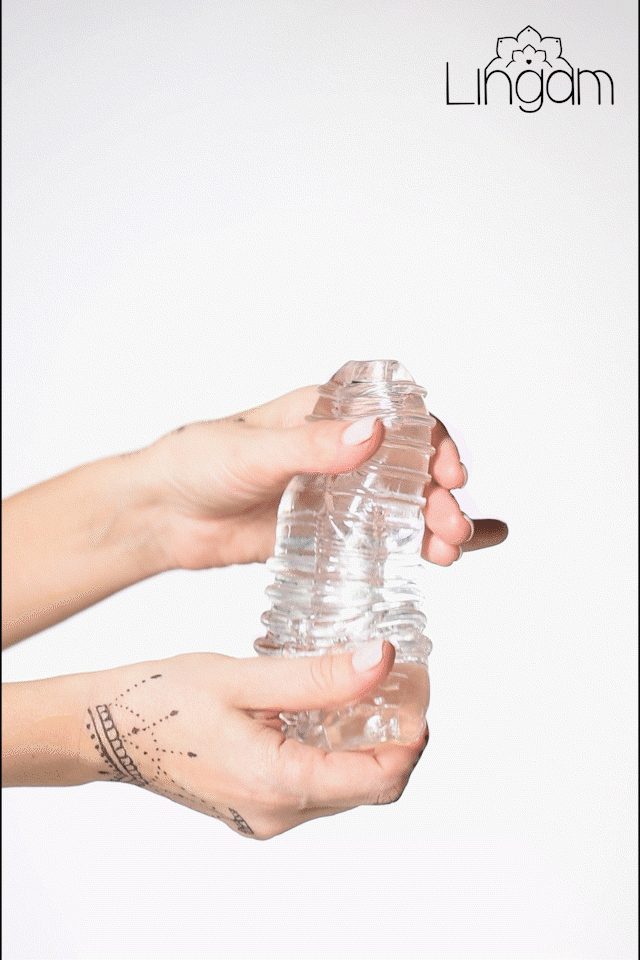 Мастурбатор нереалистичный Lingam by TOYFA  Savitri, TPE, прозрачный, 14 см в магазине ESEXTOYS