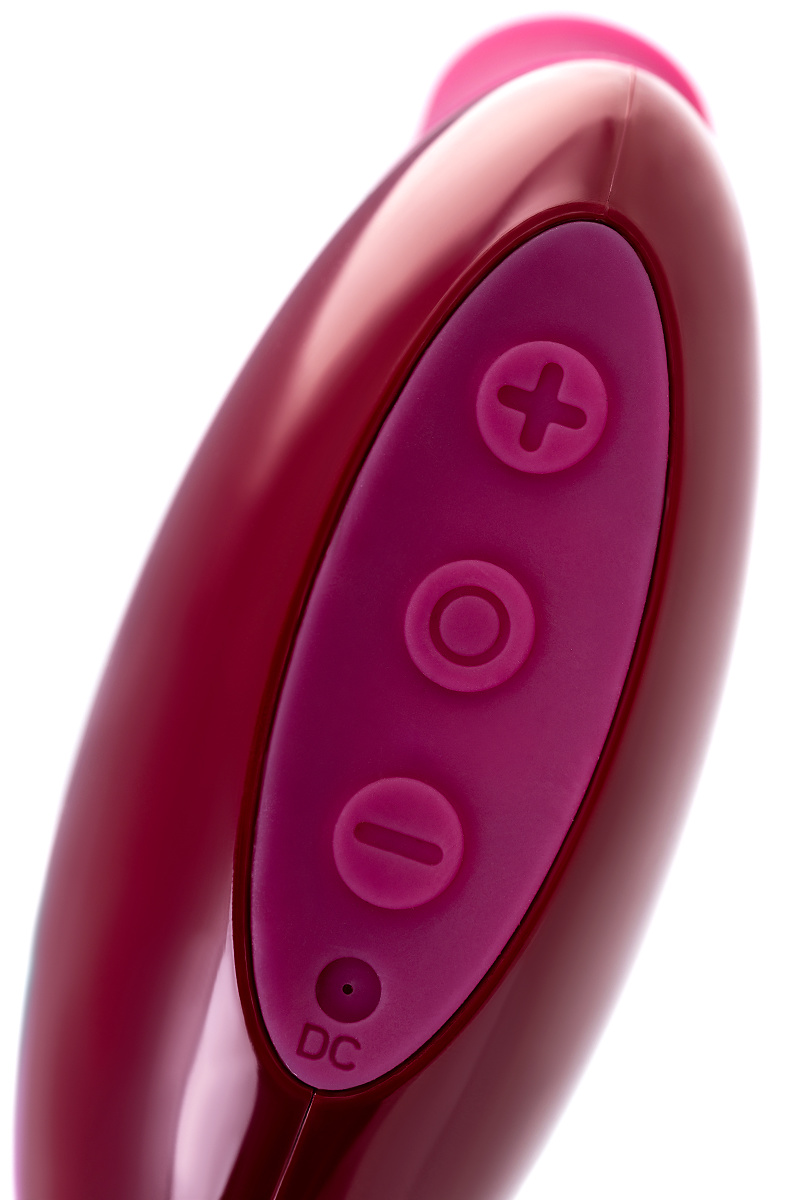 Вакуумный стимулятор клитора TOYFA A-Toys Myrty, бордовый, 9,8 см в магазине ESEXTOYS