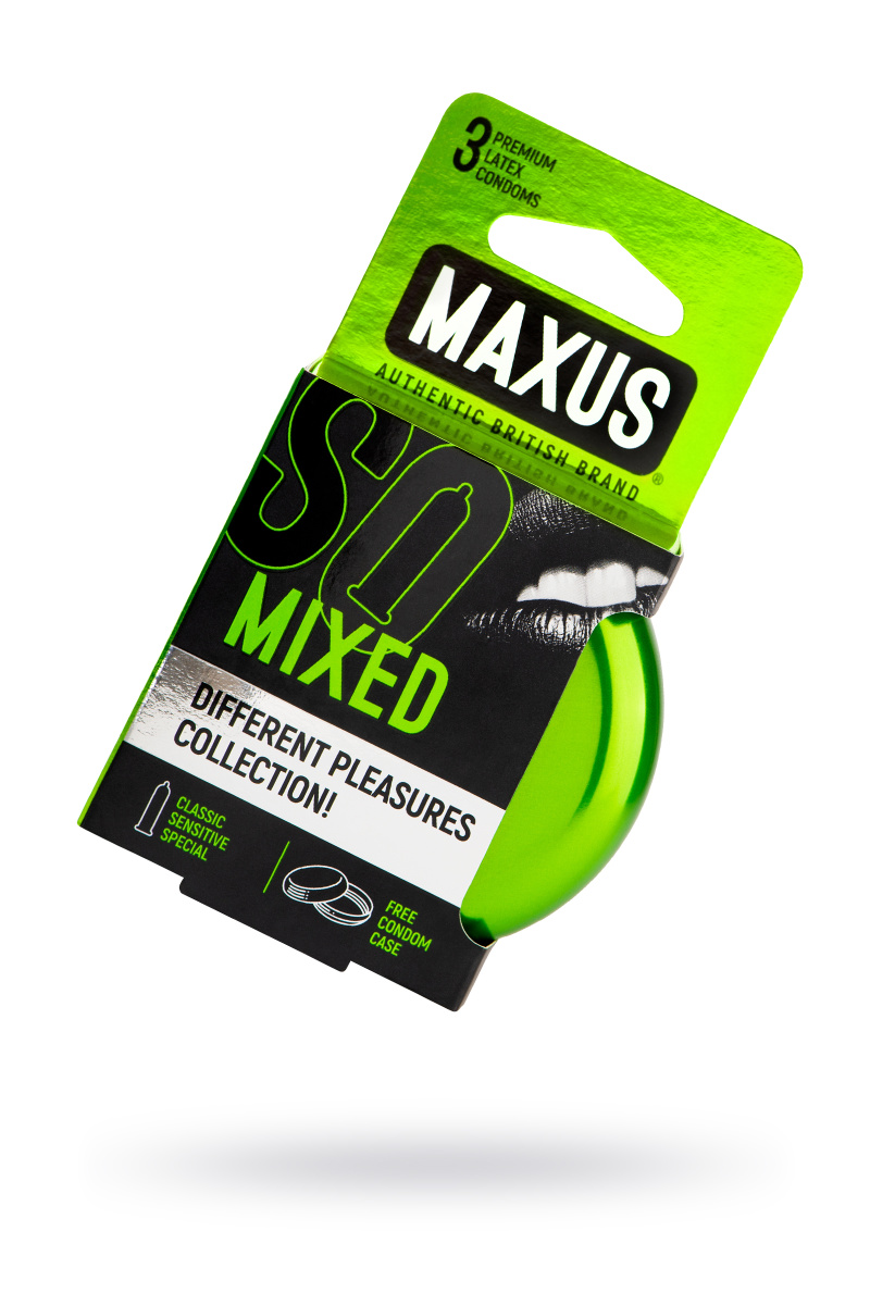 Презервативы Maxus, набор, латекс, железный кейс, 18 см, 5,3 см, 3 шт. в магазине ESEXTOYS