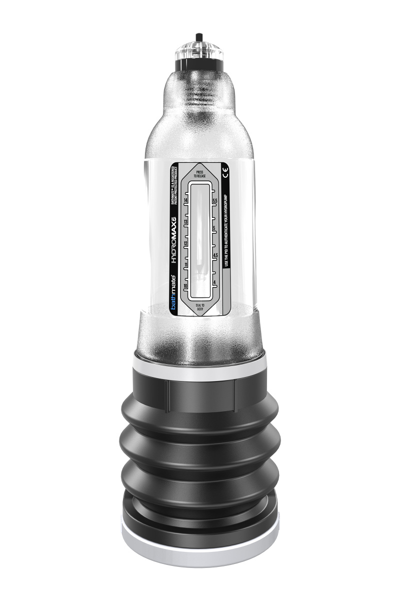 Помпа для пениса Bathmate HYDROMAX5, ABS пластик, прозрачная, 26 см (аналог Hydromax X20) в магазине ESEXTOYS
