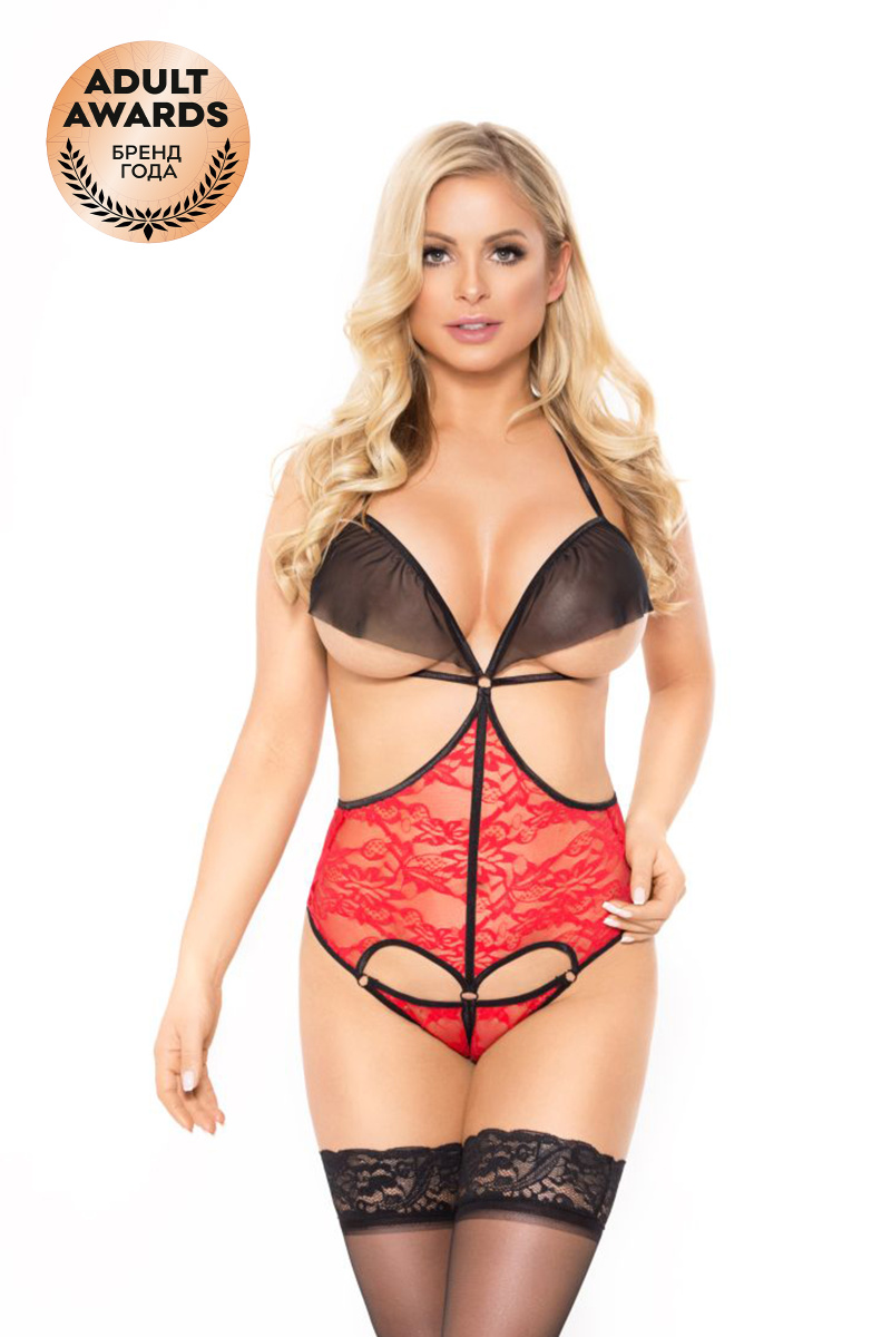 Боди Softline Collection, Terri, красный, M/L в магазине ESEXTOYS