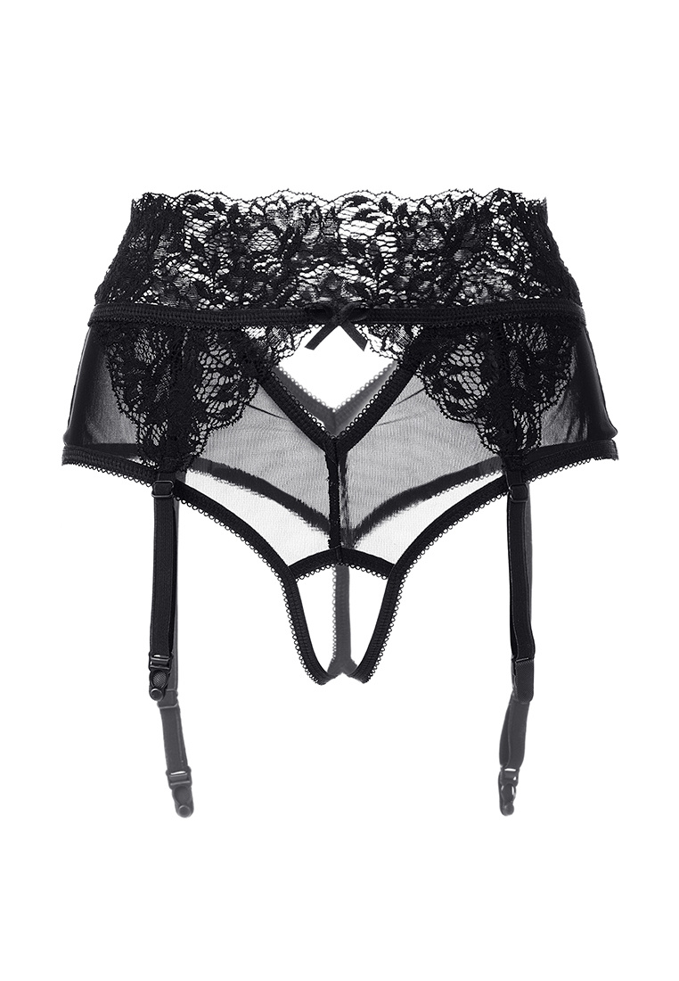 Эротические трусики-пояс Erolanta Iveta, черный (50-52) в магазине ESEXTOYS