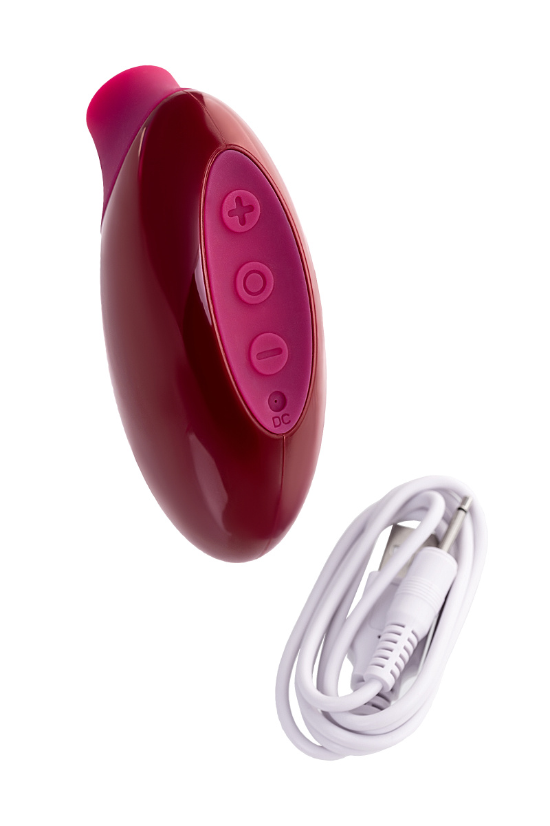 Вакуумный стимулятор клитора TOYFA A-Toys Myrty, бордовый, 9,8 см в магазине ESEXTOYS