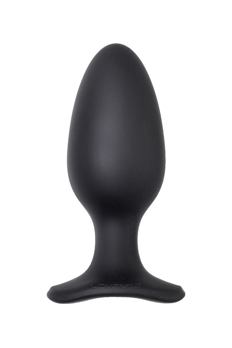 Анальная втулка LOVENSE Hush 2 (L), силикон, черная, 12,1 см в магазине ESEXTOYS