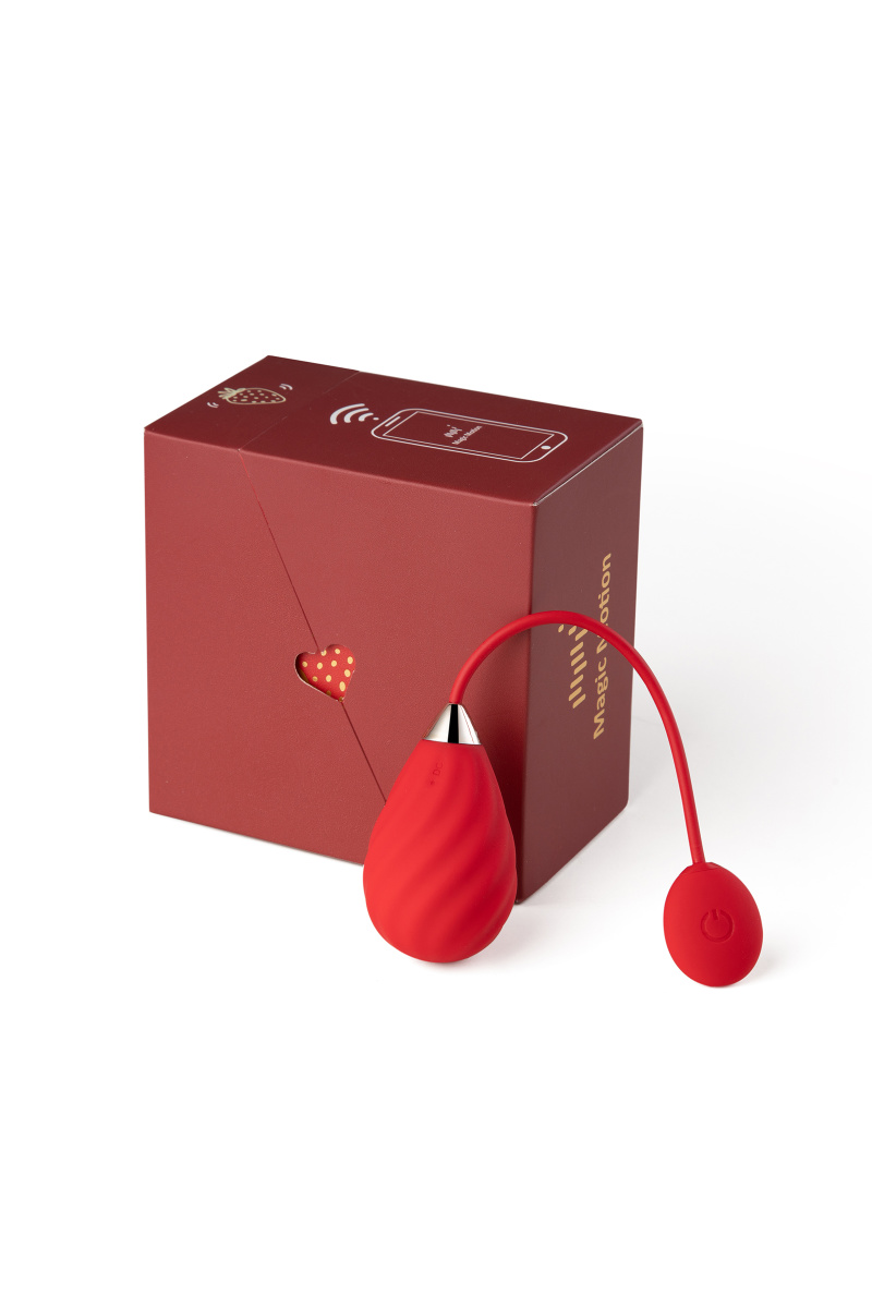 Виброяйцо Magic Motion SUNDAE, силикон, оранжевое, см 19 в магазине ESEXTOYS