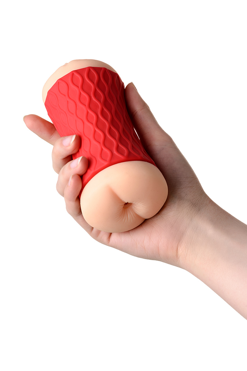 Мастурбатор двусторонний JOS NADIN, TPR, телесный, 14,5 см в магазине ESEXTOYS