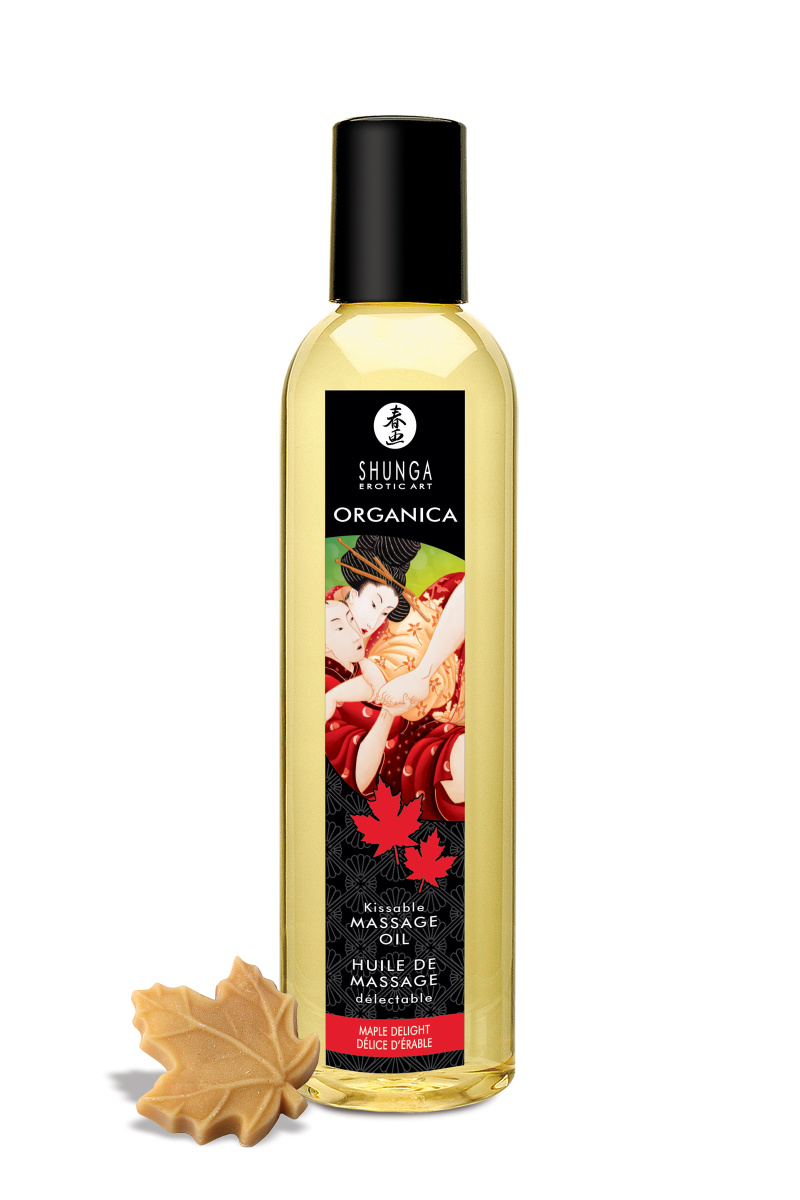 Масло для массажа Shunga Organica Maple Delight, возбуждающее, 240 мл в магазине ESEXTOYS