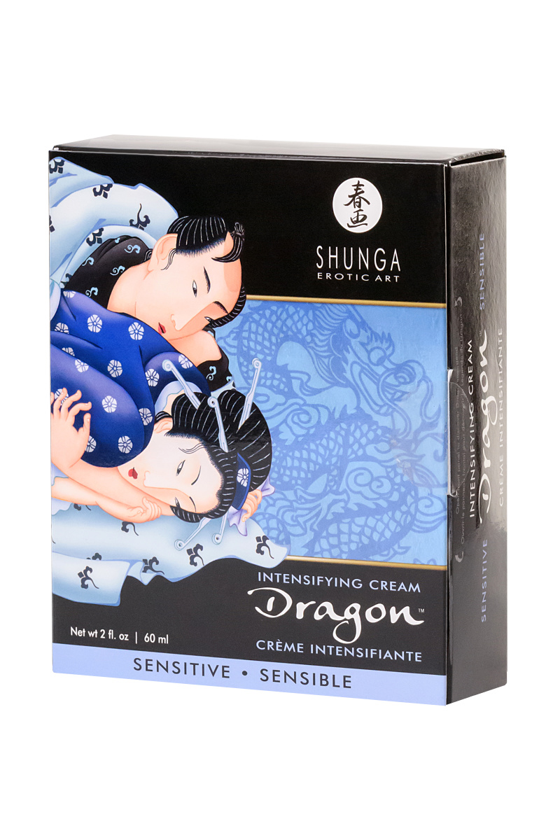 Усиливающий крем для пар Shunga Dragon Sensitive, эффект «ледяного огня», 60 мл. в магазине ESEXTOYS