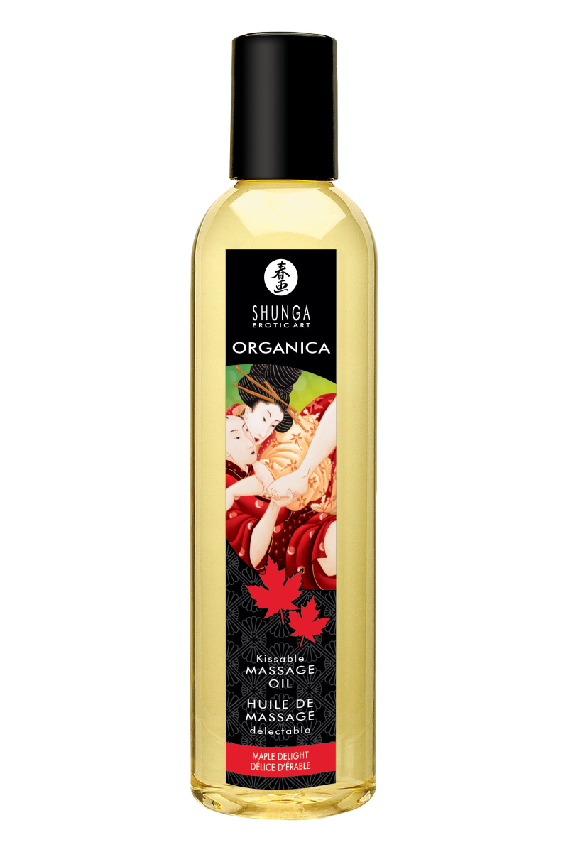 Масло для массажа Shunga Organica Maple Delight, возбуждающее, 240 мл в магазине ESEXTOYS