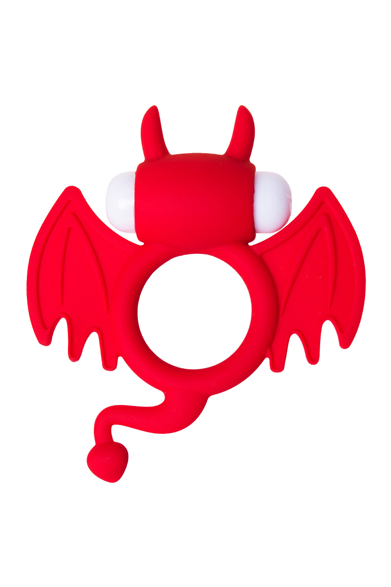 Эрекционное кольцо на пенис JOS SWEET DEVIL, силикон, красный, 8,5 см в магазине ESEXTOYS
