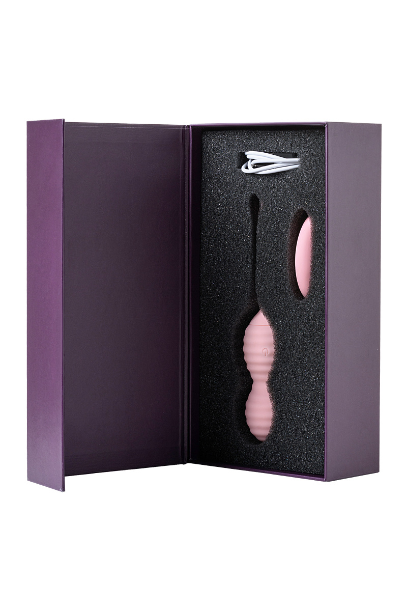 Интимный тренажер 2 в 1 Eromantica ZEFYR, силикон, розовый, 17,3 см в магазине ESEXTOYS