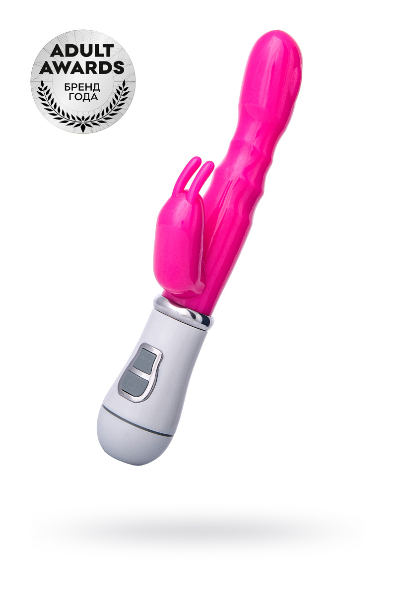 Вибратор с клиторальным стимулятором TOYFA A-Toys, TPE, розовый, 20 см в магазине ESEXTOYS