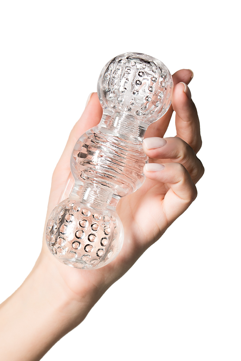 Мастурбатор нереалистичный Lingam by TOYFA  Rashmi, TPE, прозрачный, 15,5 см в магазине ESEXTOYS