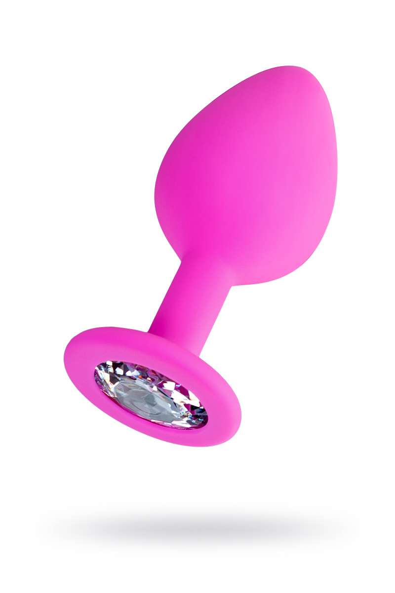 Анальная втулка ToDo by Toyfa Brilliant, силикон, розовая, 8 см, Ø 3 см, 50 г в магазине ESEXTOYS