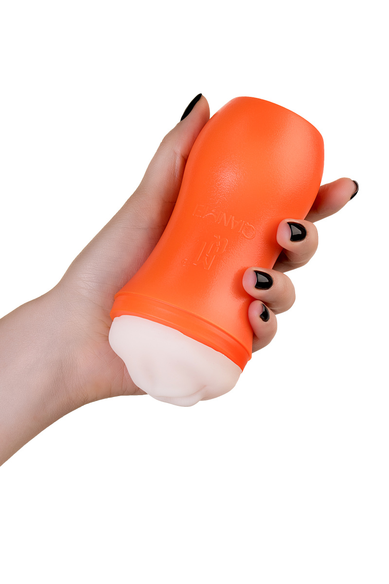 Мастурбатор TOYFA  A-Toys Nilla, рот, TPE, оранжевый, 14 см в магазине ESEXTOYS