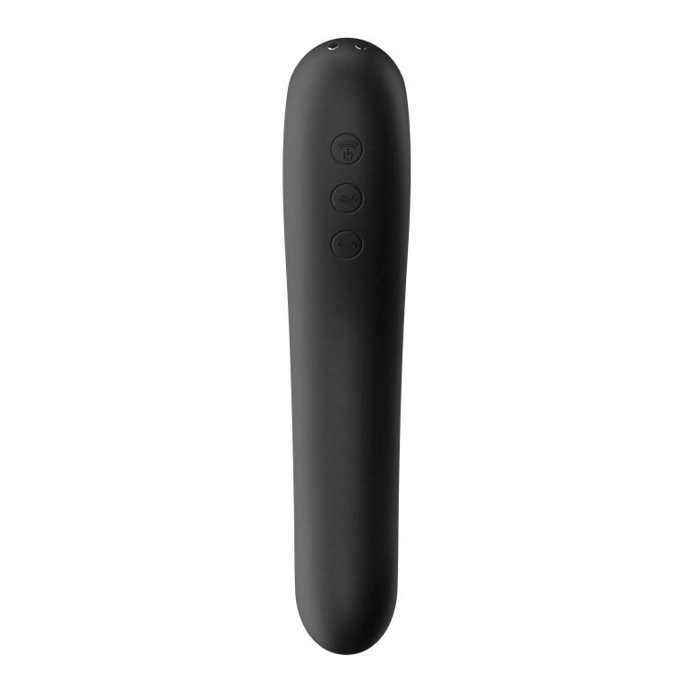 Вакуумно-волновой вибромассажер Dual Kiss (black) в магазине ESEXTOYS