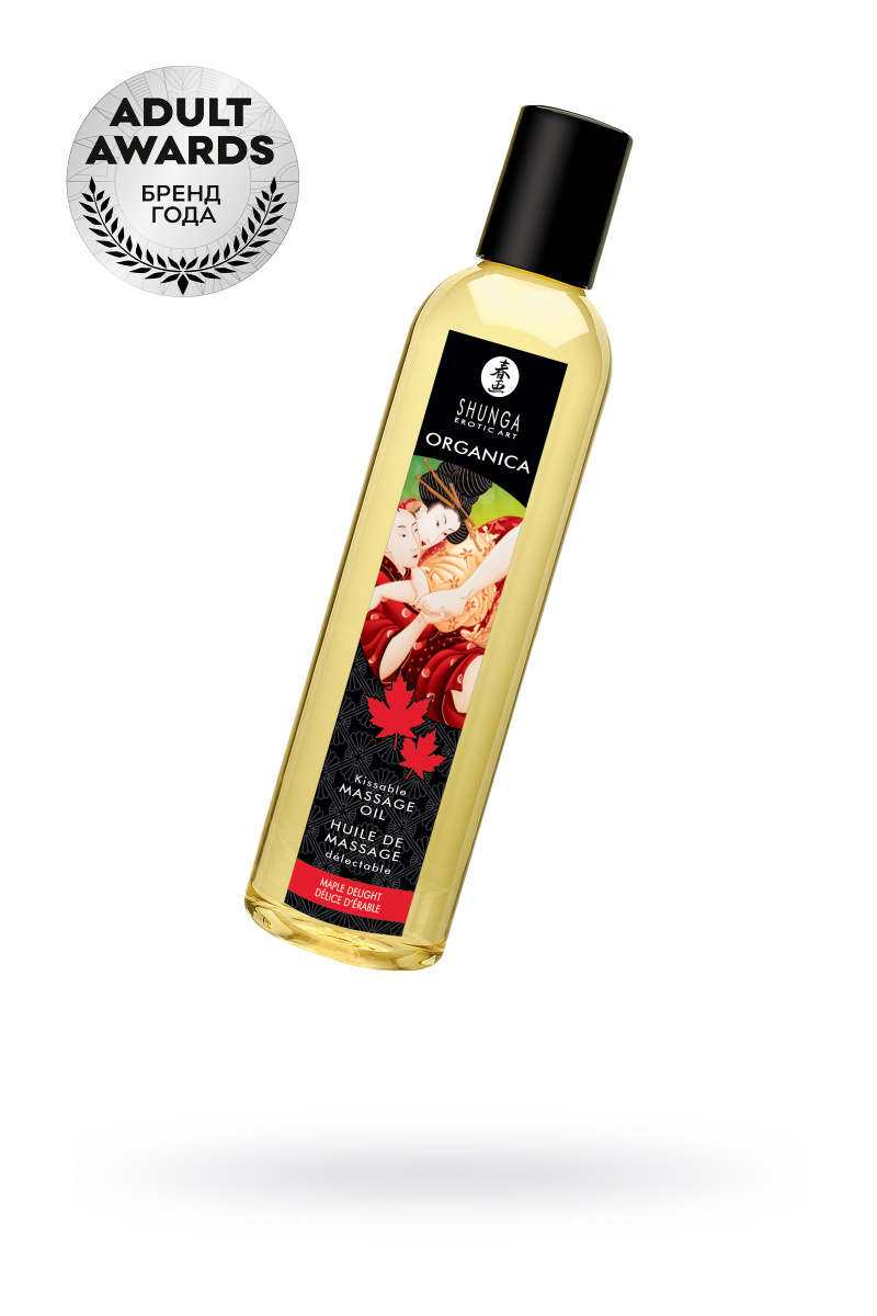 Масло для массажа Shunga Organica Maple Delight, возбуждающее, 240 мл в магазине ESEXTOYS