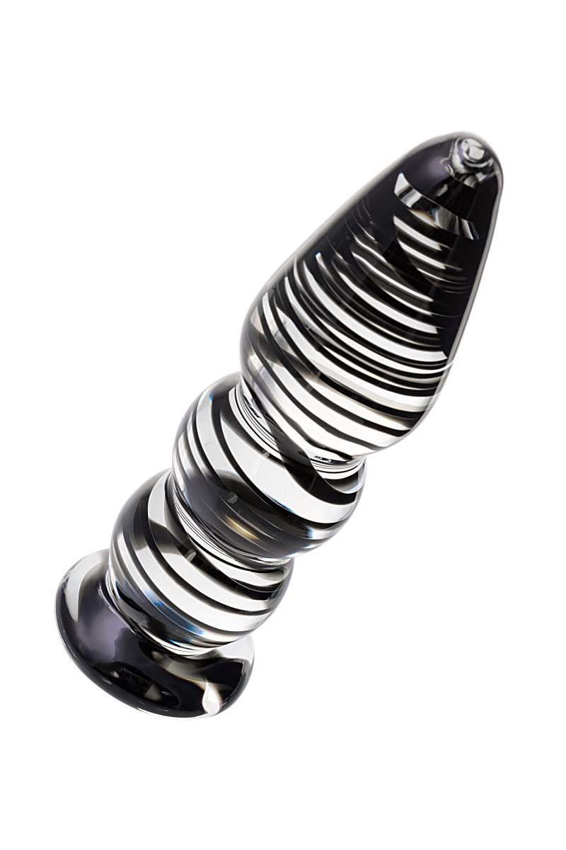Анальная втулка Sexus Glass, стекло, прозрачный, 13 см, Ø 3,5 см в магазине ESEXTOYS