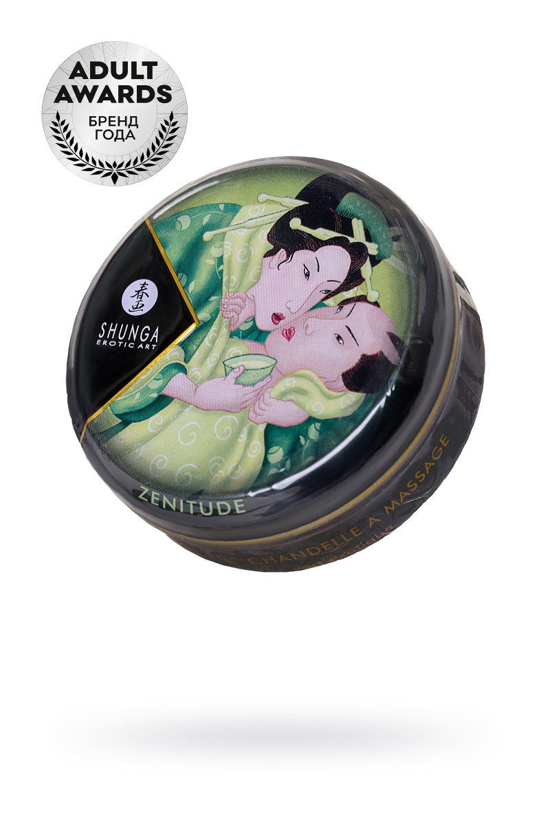 Массажное аромамасло Shunga Zenitude, зелёный чай, 30 мл в магазине ESEXTOYS
