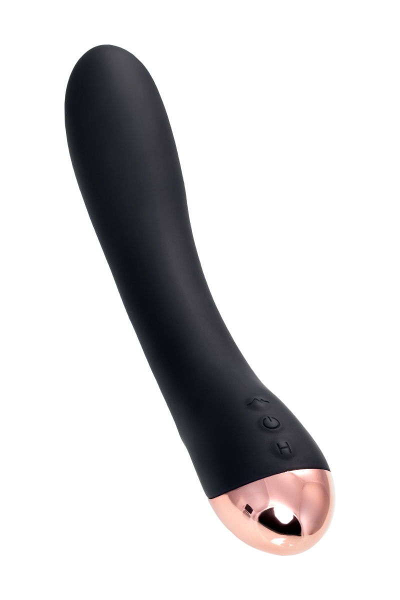 Нереалистичный вибратор WANAME D-SPLASH STREAM, силикон, черный, 21 см в магазине ESEXTOYS