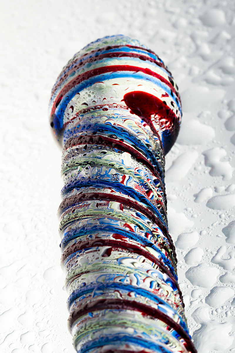 Нереалистичный фаллоимитатор Sexus Glass, стекло, прозрачный, 16,5 см в магазине ESEXTOYS