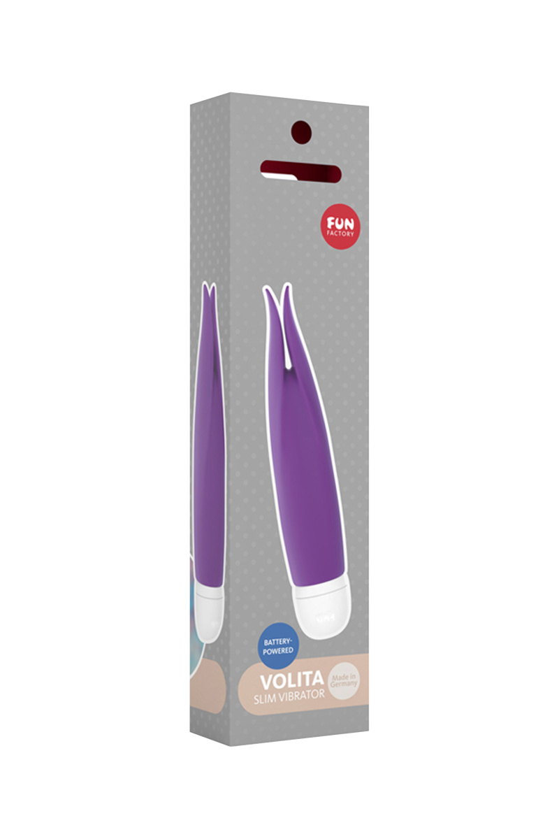 Вибратор Fun Factory VOLITA, силикон, фиолетовый, 16 см в магазине ESEXTOYS