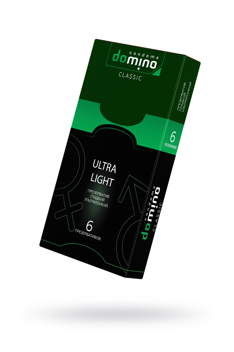 Презервативы Domino, classic, ultra light, латекс, 18 см, 5,2 см, 6 шт. в магазине ESEXTOYS