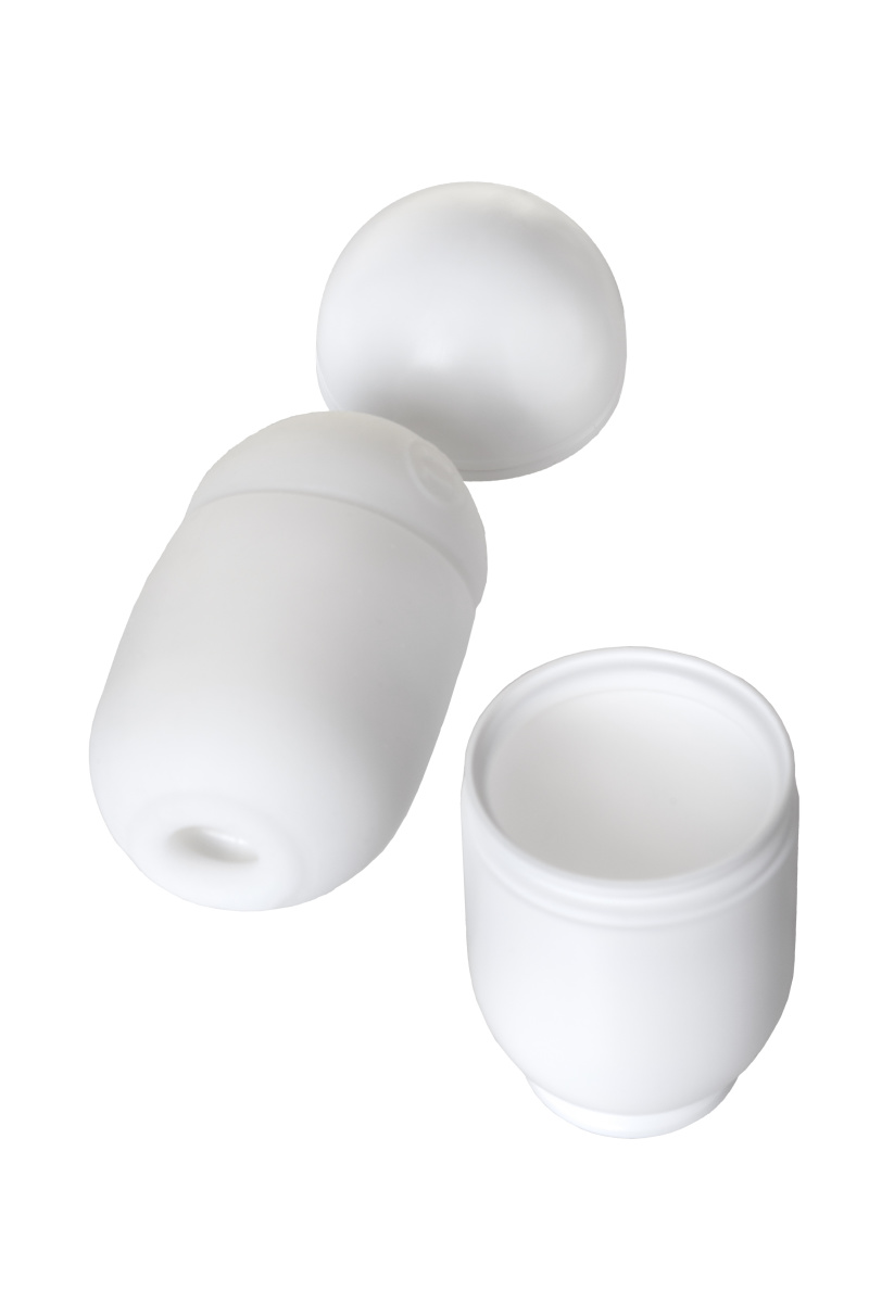 Мастурбатор нереалистичный MensMax CAPSULE 06 Sakura, TPE, белый, 8 см в магазине ESEXTOYS