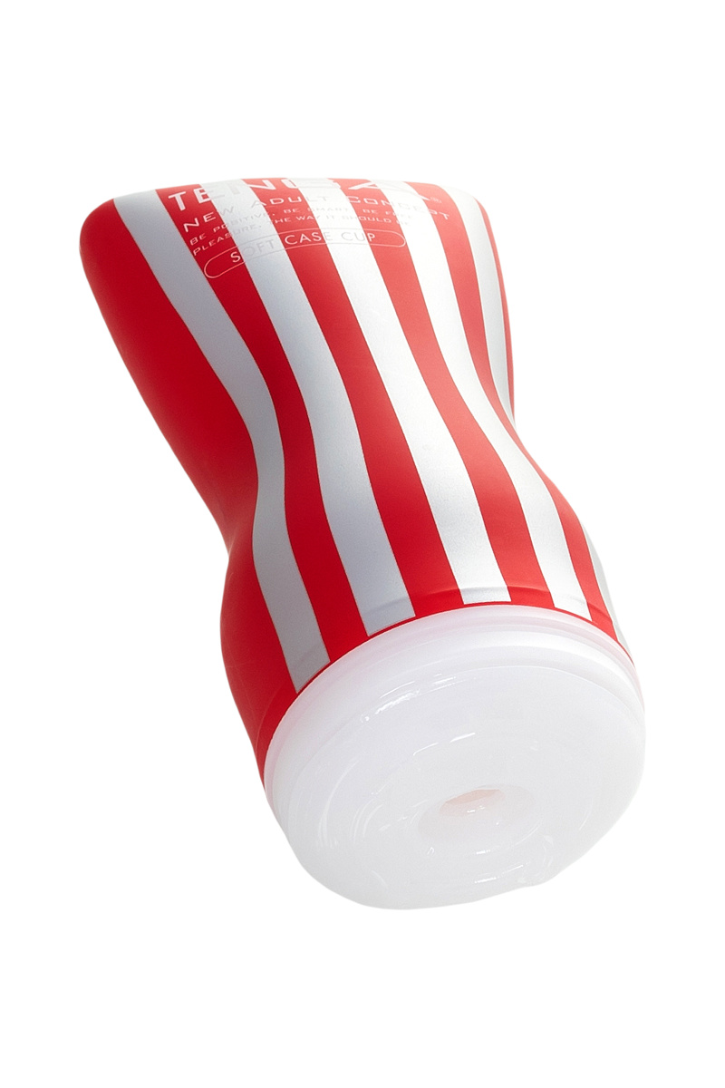 Нереалистичный мастурбатор TENGA  Soft Case Cup, TPE, белый, 15,5 см в магазине ESEXTOYS