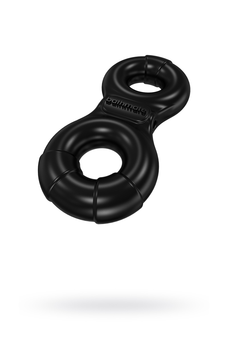 Виброкольцо на пенис Bathmate Eight, elastomex, черное, Ø4-5 см в магазине ESEXTOYS