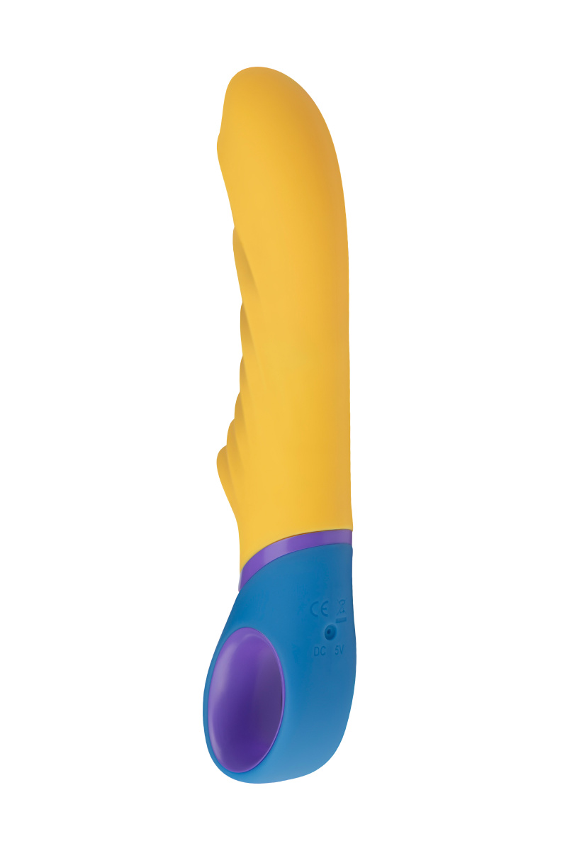 Нереалистичный вибратор PMV Tone - G-Spot, силикон, желтый, 23 см в магазине ESEXTOYS