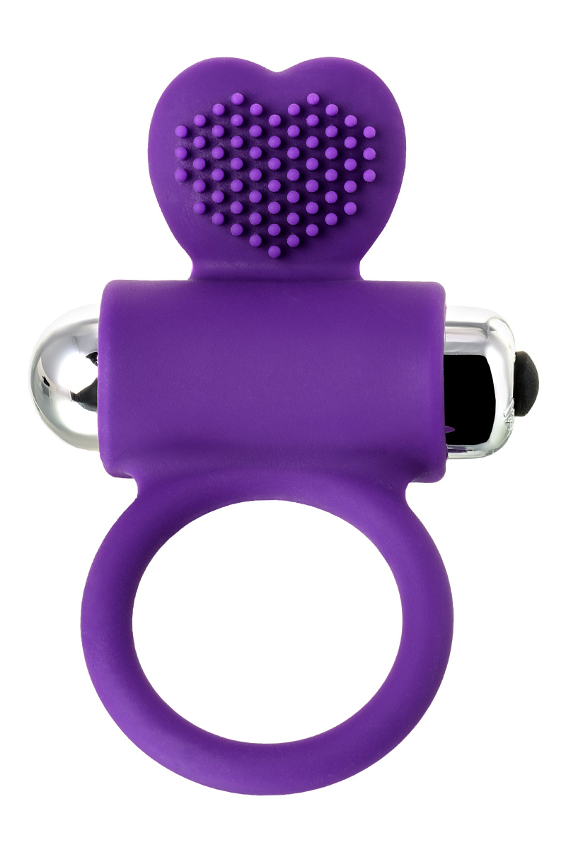 Виброкольцо с ресничками JOS PERY, силикон, фиолетовый, 9 см в магазине ESEXTOYS