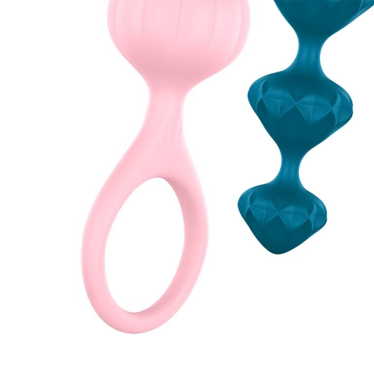 Набор анальных цепочек Satisfyer Love Beads (set of 2)  - разноцветный в магазине ESEXTOYS