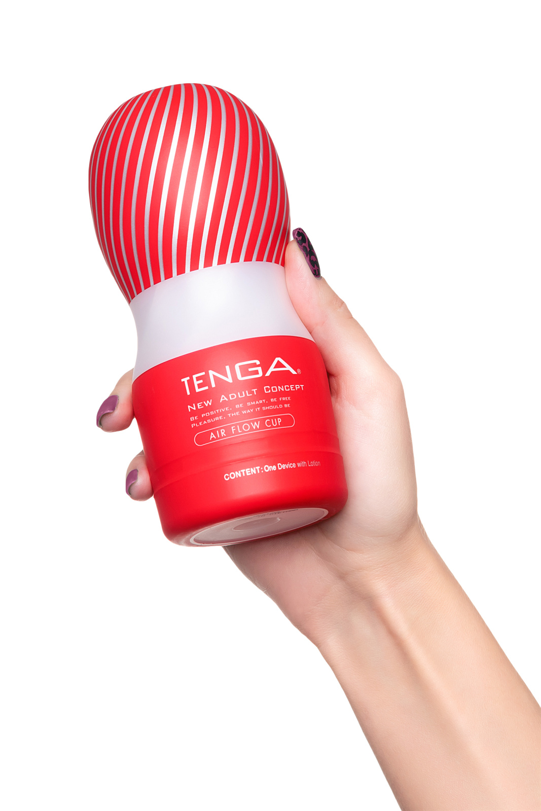 Нереалистичный мастурбатор TENGA  Air Flow Cup, TPE, белый,  15,5 см в магазине ESEXTOYS
