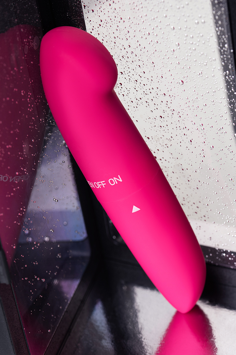 Вибратор Штучки-Дрючки, ABC-пластик, розовый, 12 см в магазине ESEXTOYS